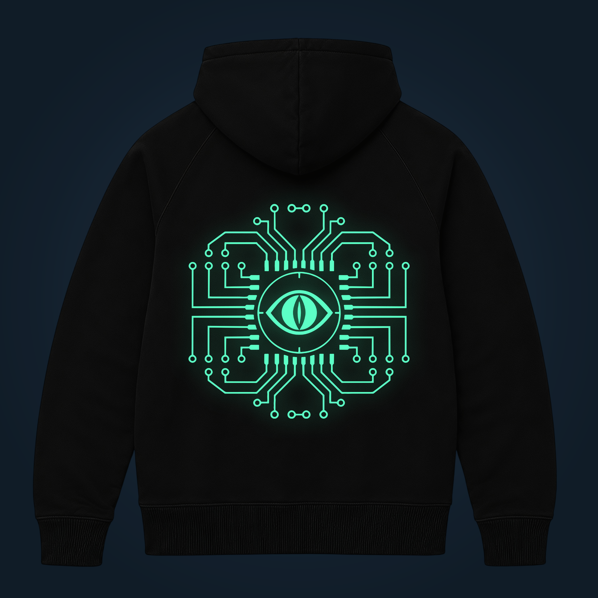 NEURAL WATCHER zipped hoodie