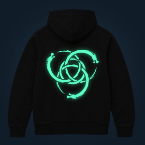 Ouroboros zipped hoodie