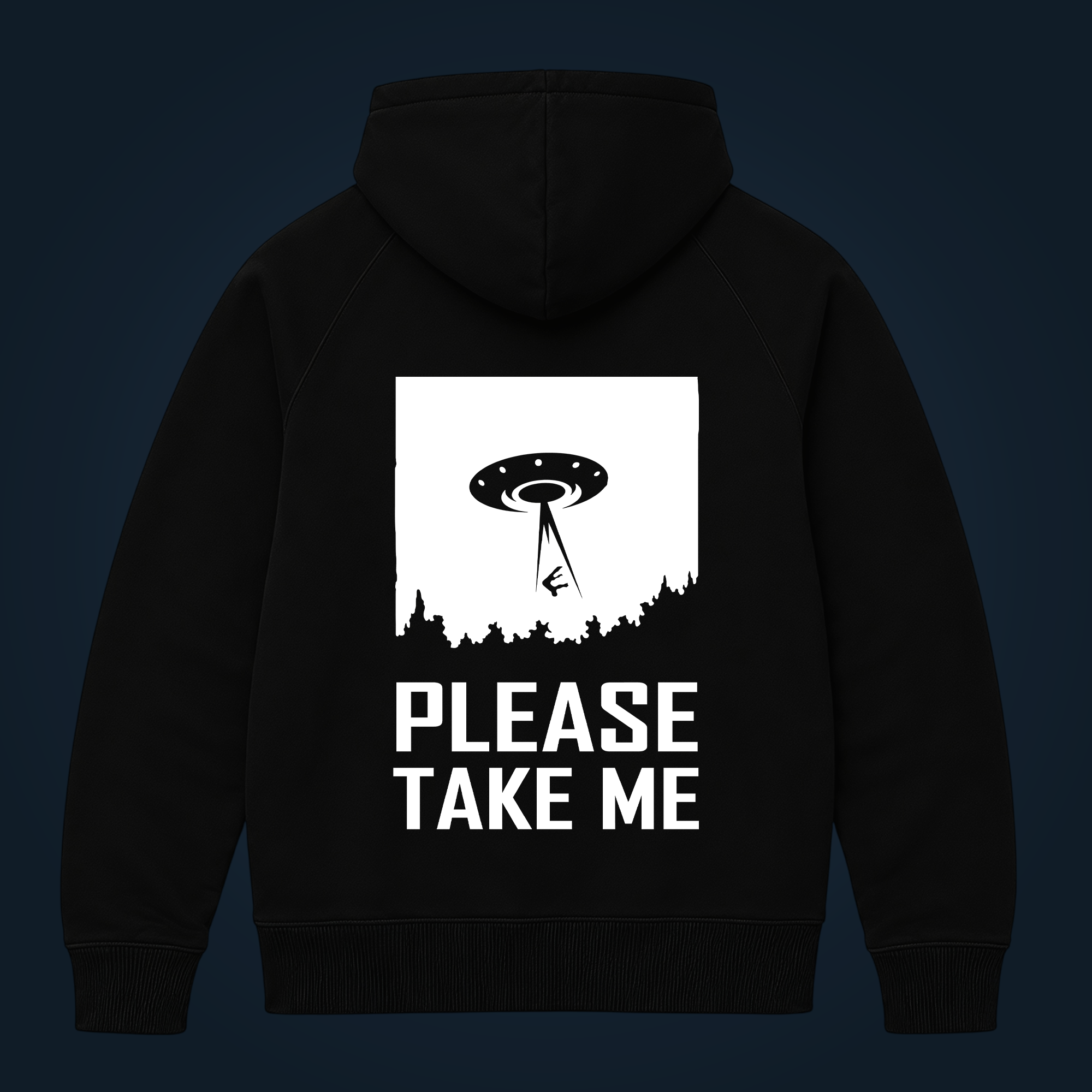 Please Take Me zipped hoodie - Image 2
