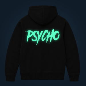 Psycho zipped hoodie