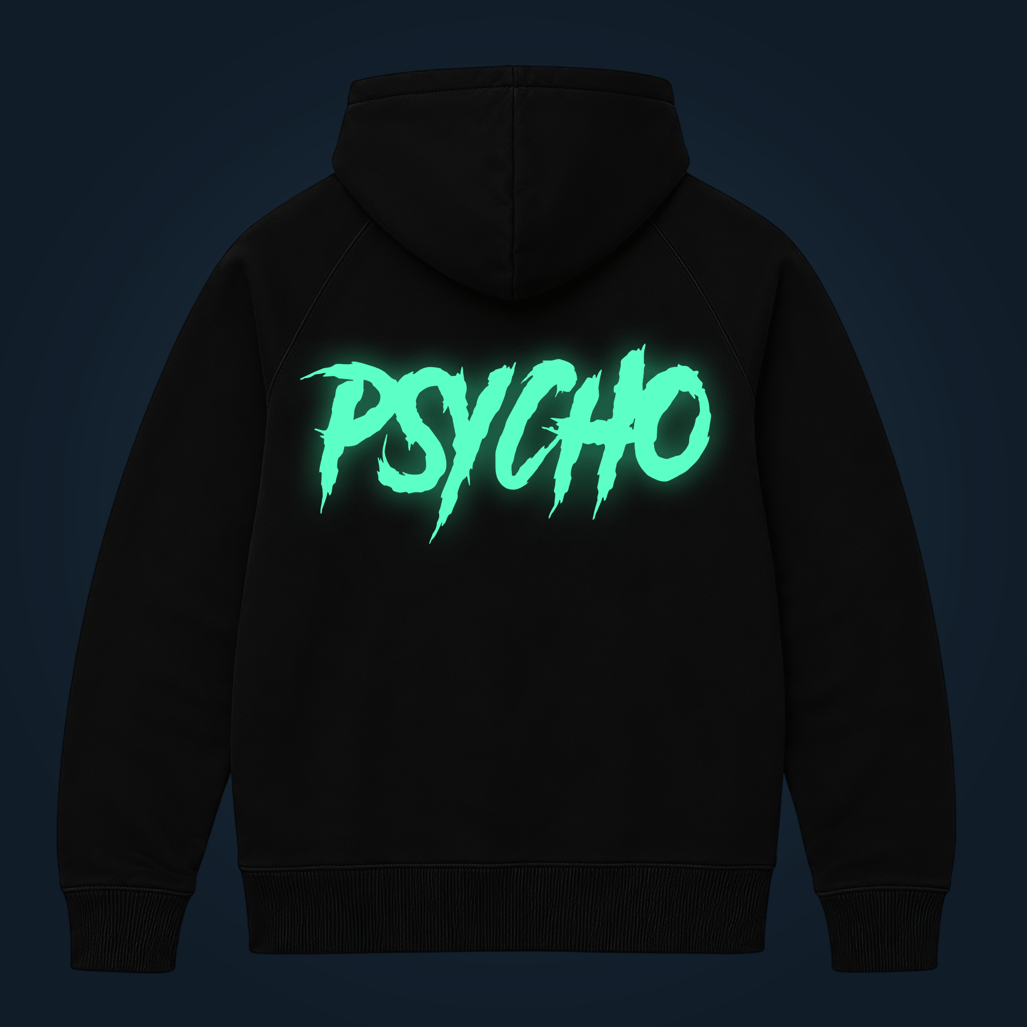Psycho zipped hoodie