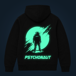 Psychonaut zipped hoodie