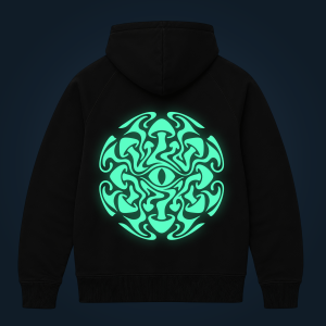 SHROOM SPHERE zipped hoodie