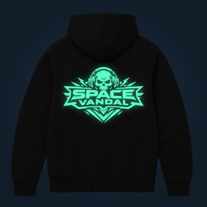 SPACE VANDAL zipped hoodie