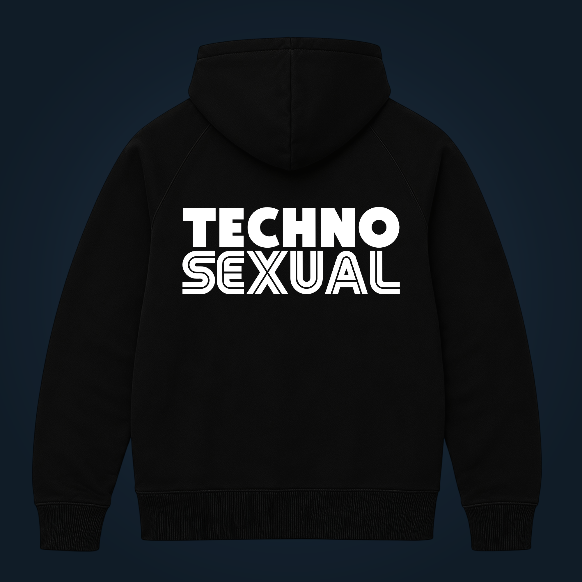 Techno Sexual zipped hoodie - Image 2