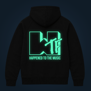 WTF zipped hoodie