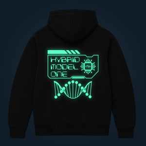 HYBRID MODEL ONE zipped hoodie