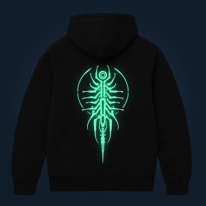 PARASITE zipped hoodie