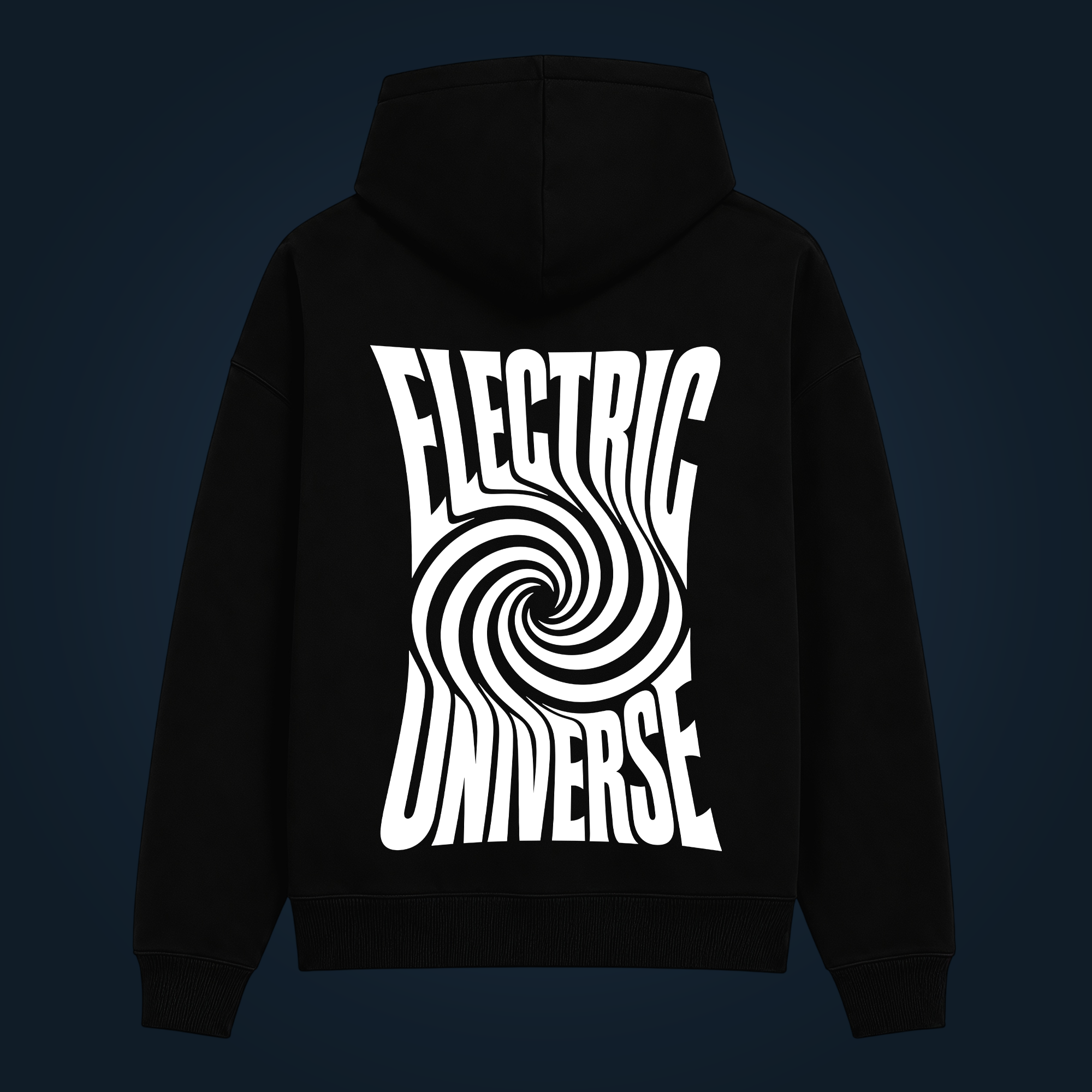ELECTRIC UNIVERSE hoodie back print - Image 2