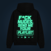 SEND ME YOUR PLAYLIST hoodie back print