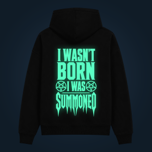 SUMMONED hoodie back print
