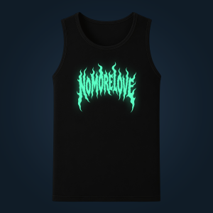 NO MORE LOVE tank top men