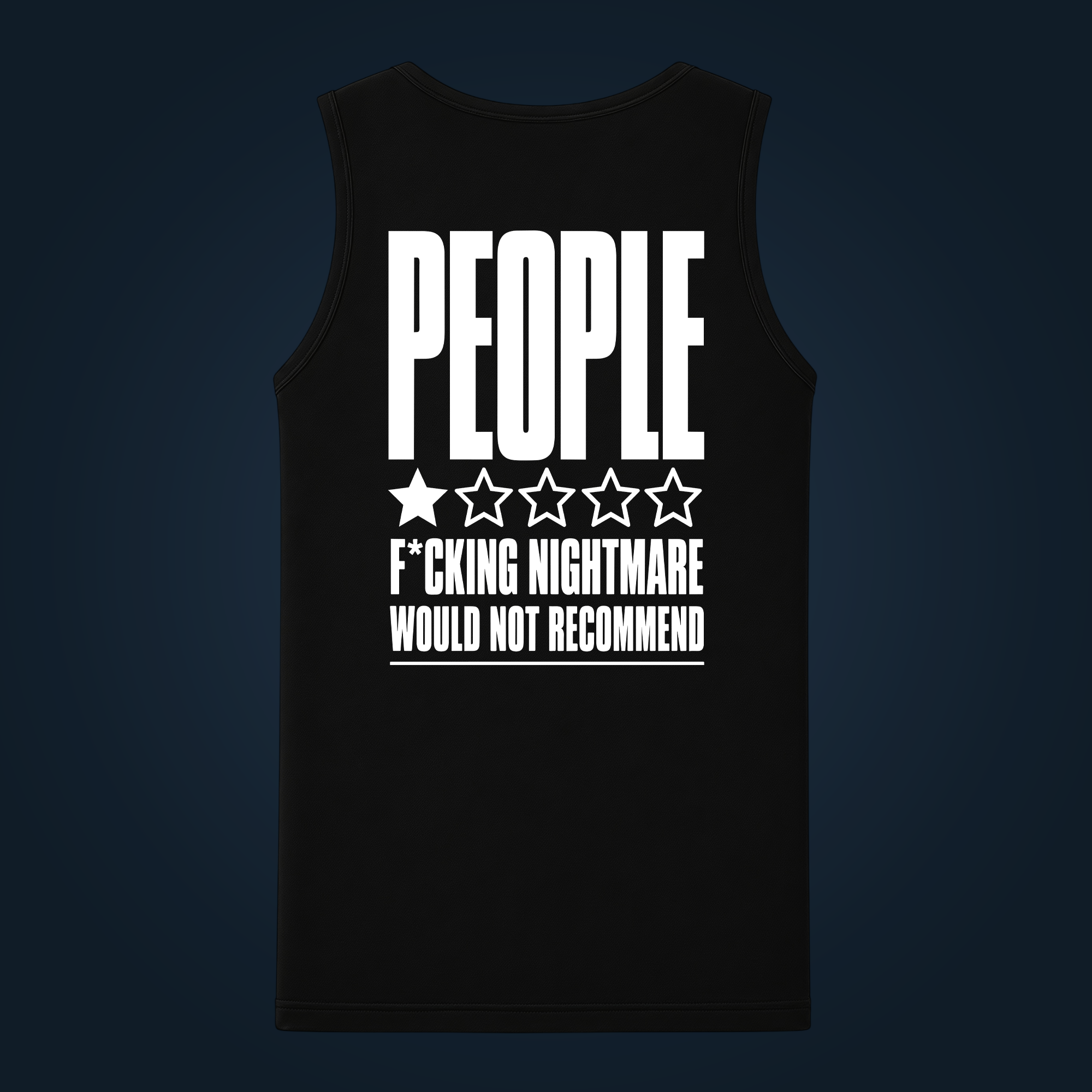 PEOPLE tank top men back print - Image 2