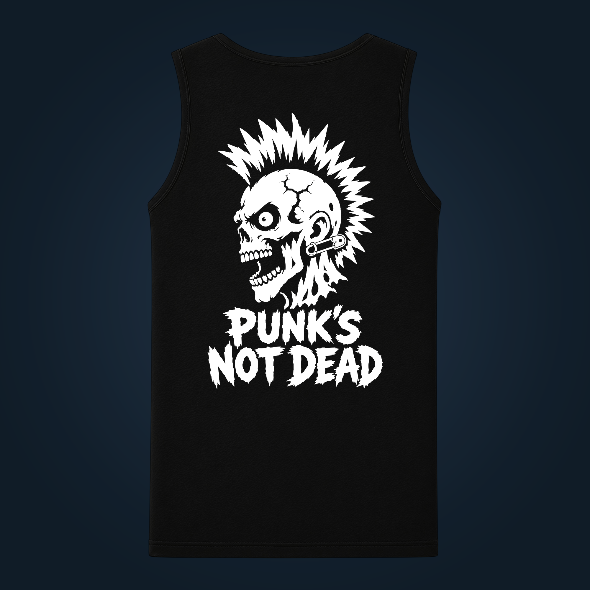 PUNK’S NOT DEAD tank top men back print - Image 2
