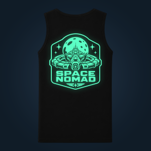 SPACE NOMAD tank top men back print