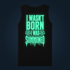 SUMMONED tank top men back print