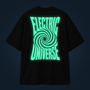 ELECTRIC UNIVERSE oversized t-shirt backprint