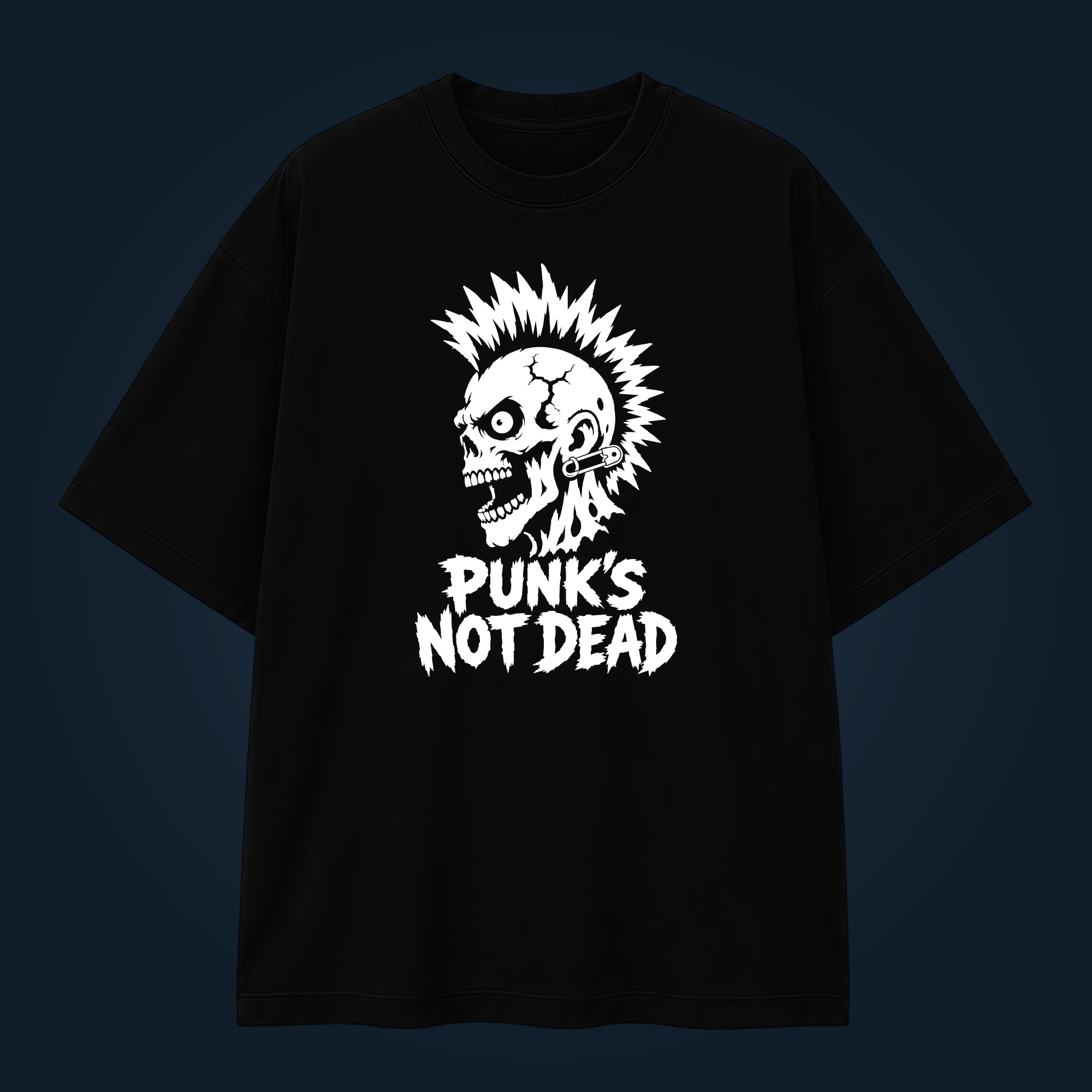 PUNK’S NOT DEAD oversized t-shirt - Image 2