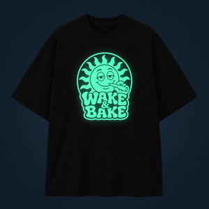 WAKE & BAKE oversized t-shirt