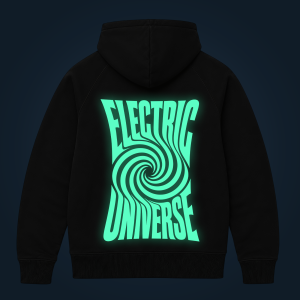 ELECTRIC UNIVERSE zipped hoodie