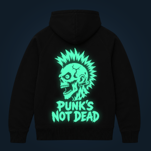 PUNK’S NOT DEAD zipped hoodie