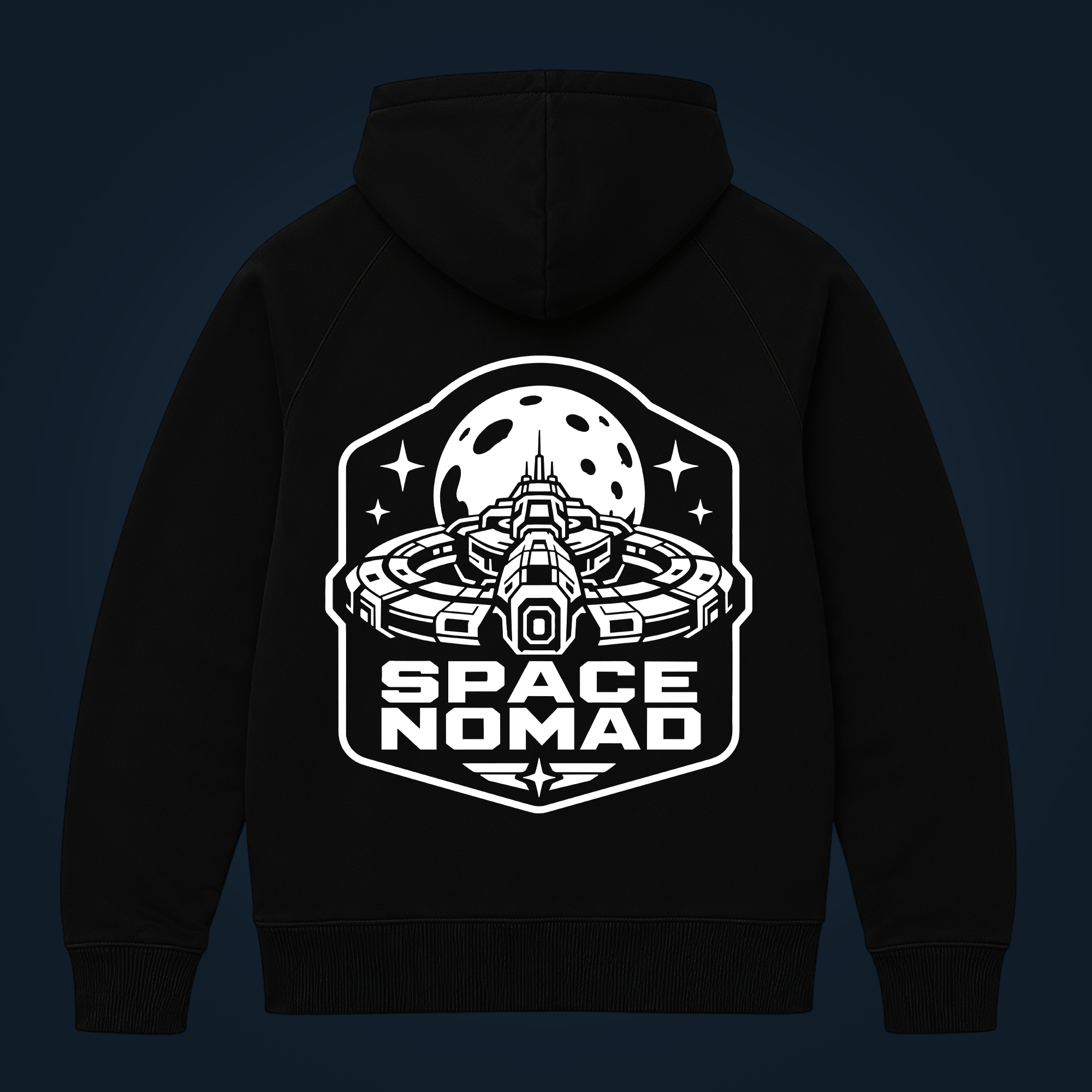 SPACE NOMAD zipped hoodie - Image 2