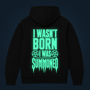 SUMMONED zipped hoodie
