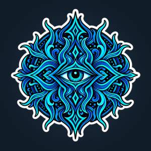 EYE STICKER 90 × 90 mm