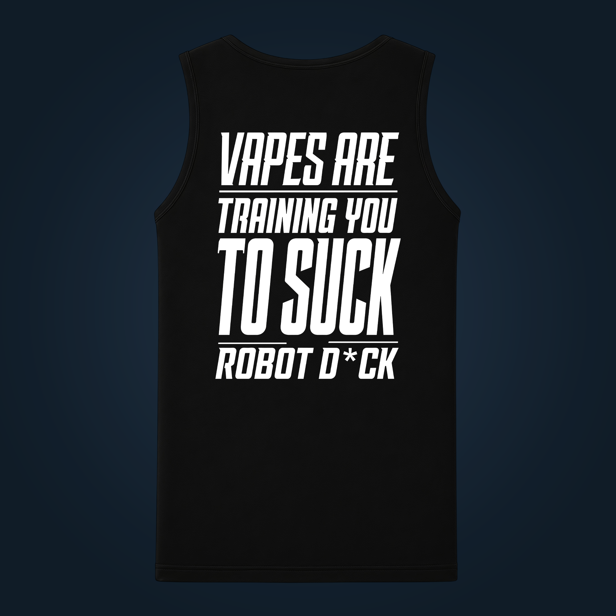 SUCK TRAINING tank top men back print - Image 2