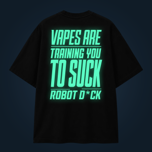 SUCK TRAINING oversized t-shirt backprint