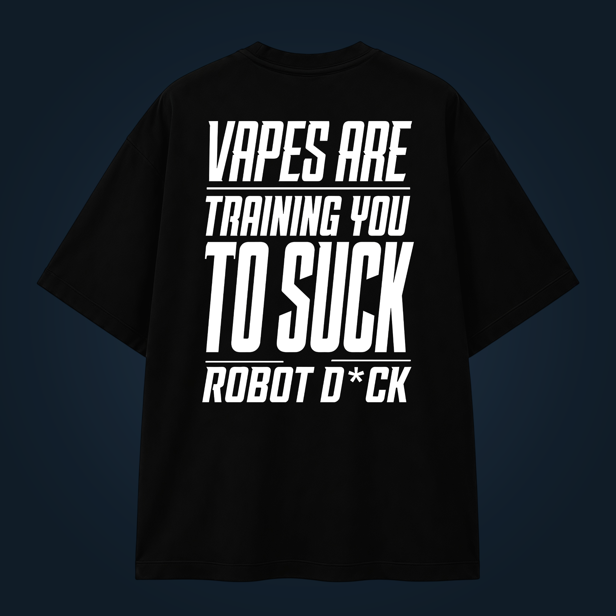 SUCK TRAINING oversized t-shirt backprint - Image 2