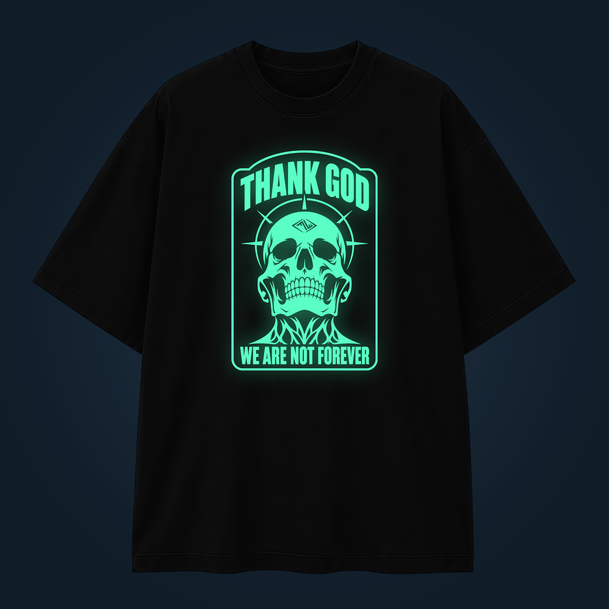 THANK GOD oversized t-shirt