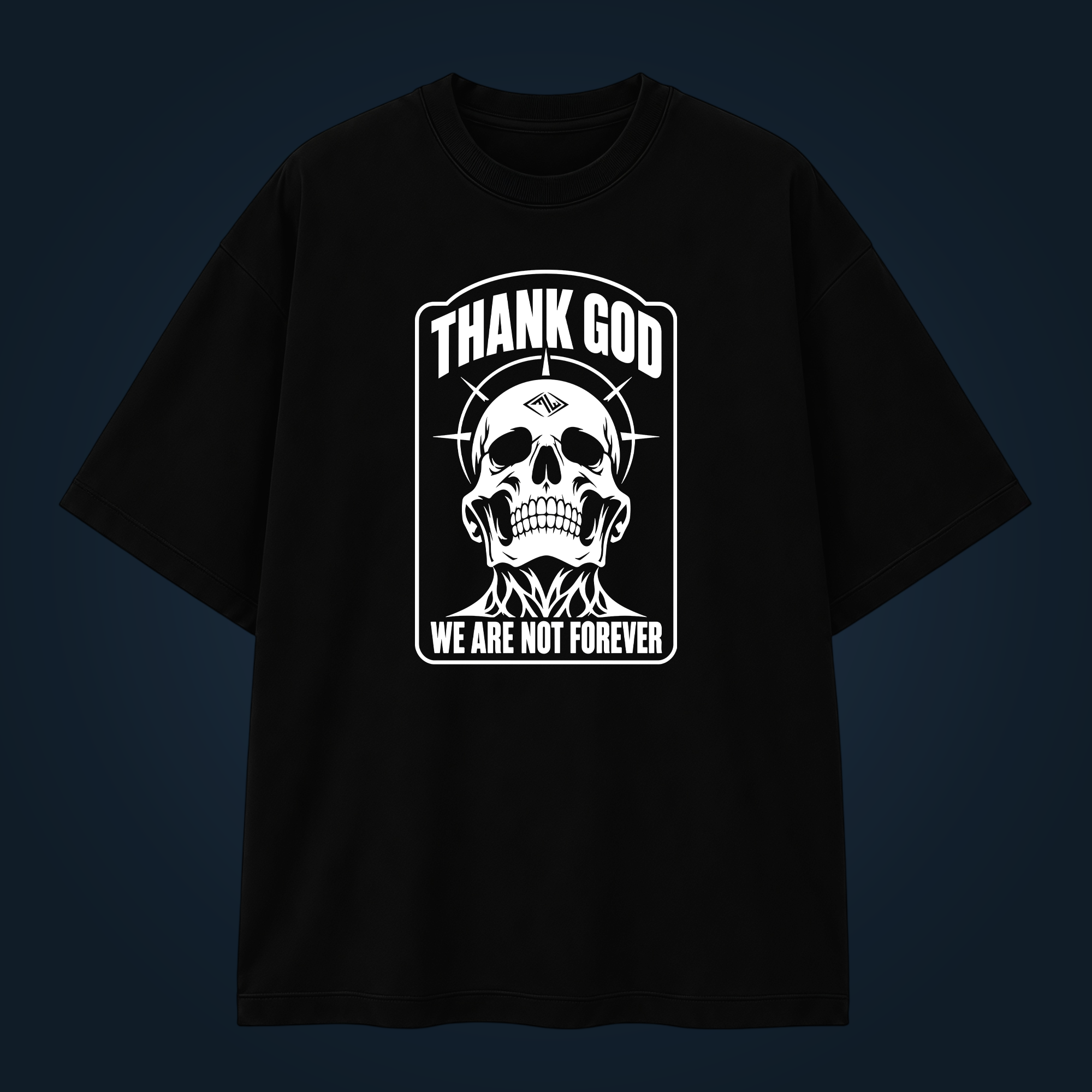 THANK GOD oversized t-shirt - Image 2