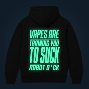 SUCK TRAINING zipped hoodie