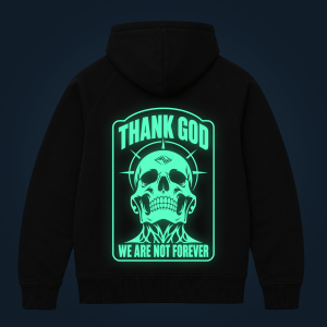 THANK GOD zipped hoodie