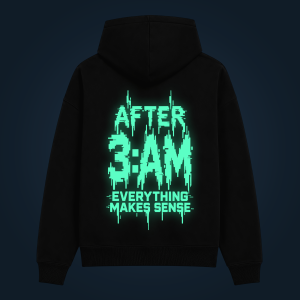 AFTER 3:AM hoodie back print