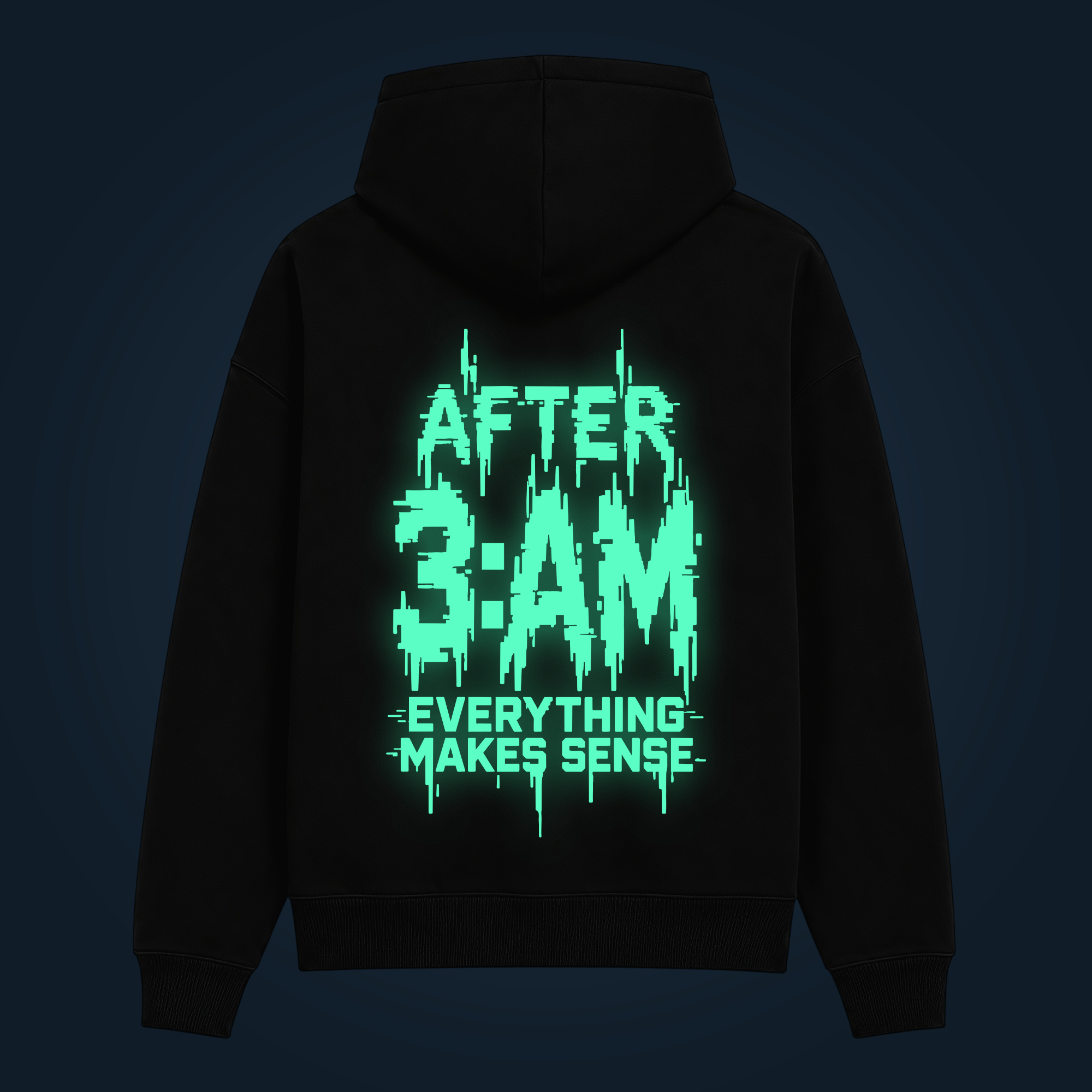 AFTER 3:AM hoodie back print