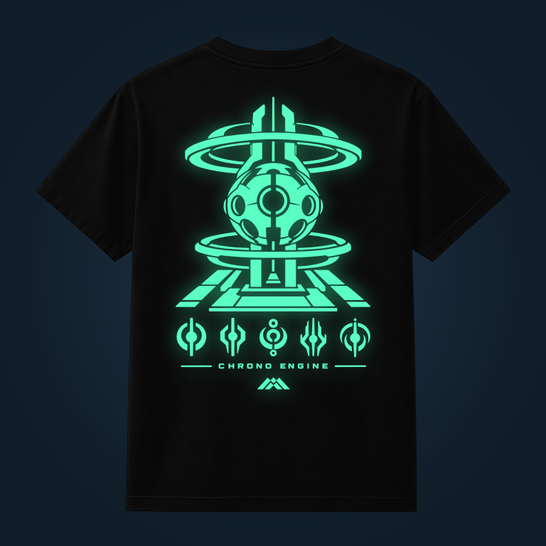 TSHIRT CHRONO ENGINE BACKPRINT GREEN