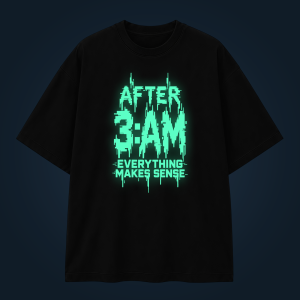 AFTER 3:AM oversized t-shirt