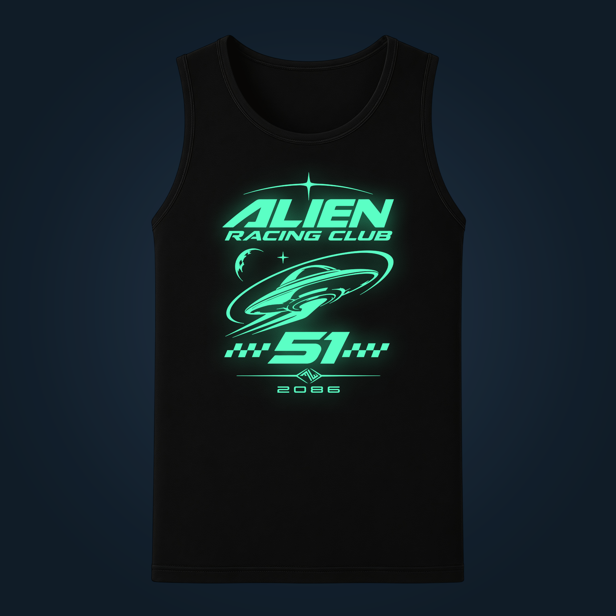 ALIEN RACING CLUB tank top men
