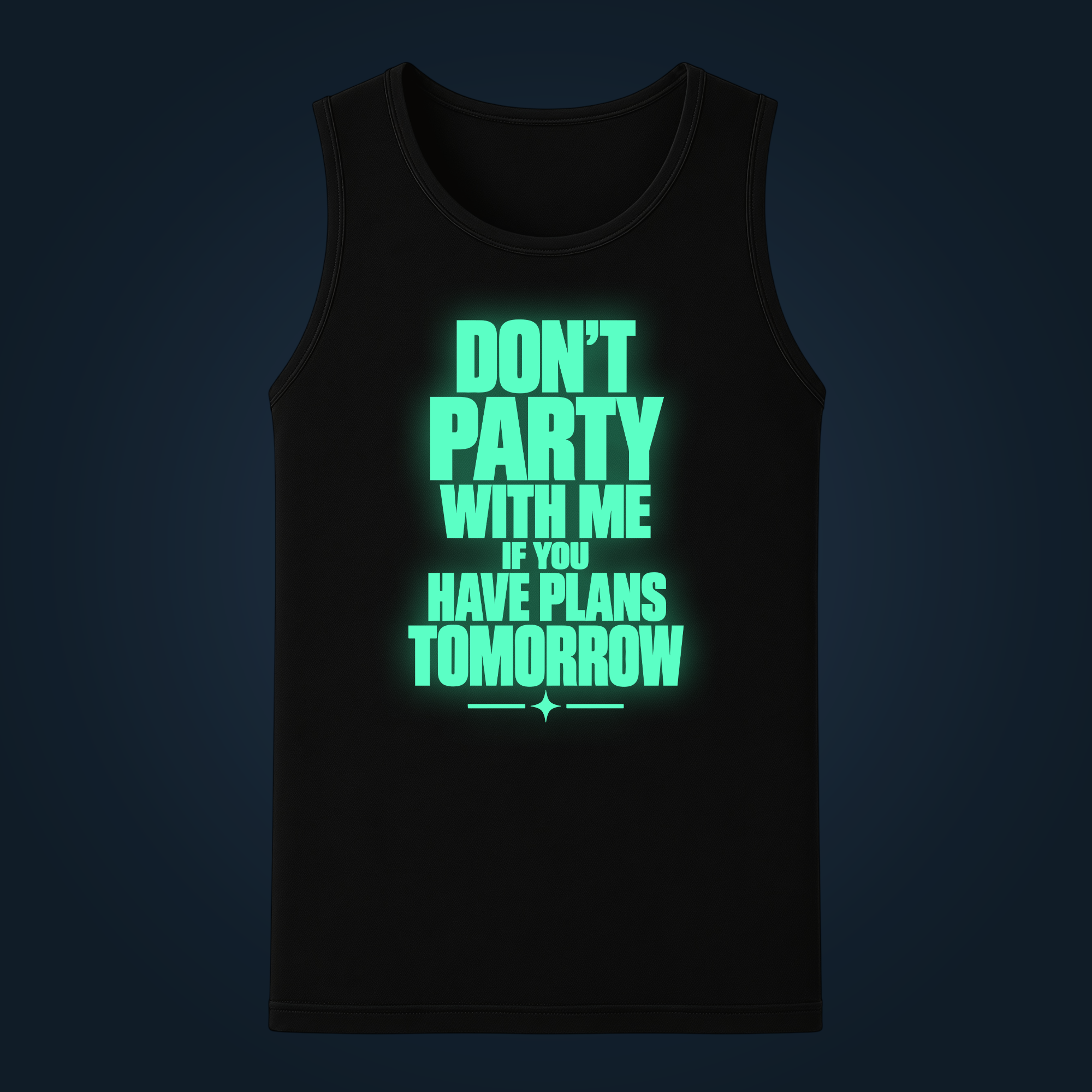 DONT PARTY WITH ME tank top men