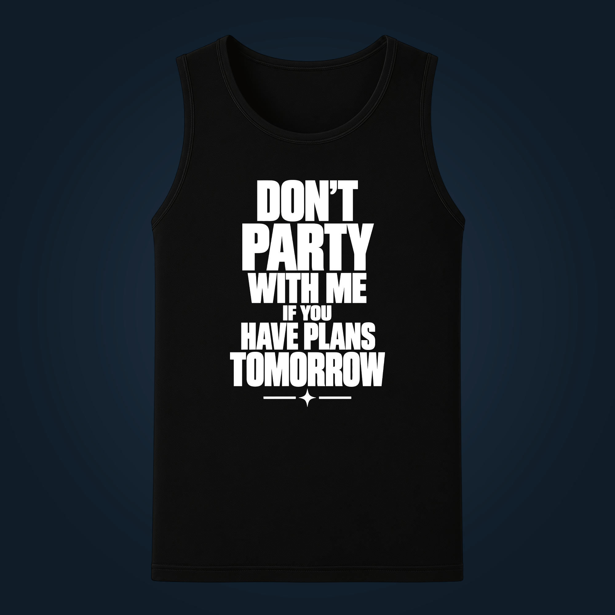 DONT PARTY WITH ME tank top men - Image 2