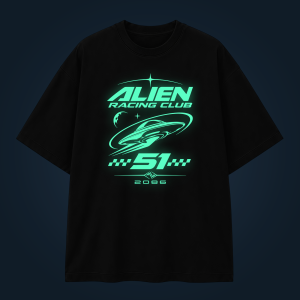 ALIEN RACING CLUB oversized t-shirt